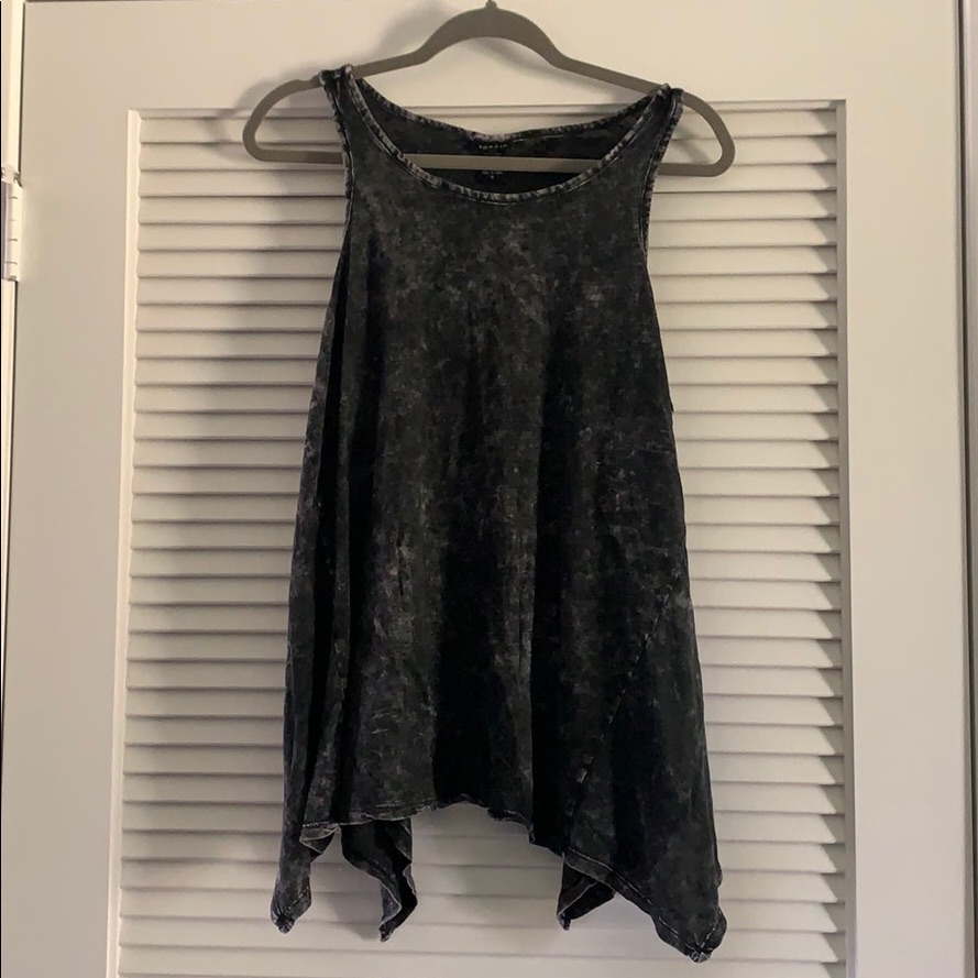 Torrid Cotton Tie Dye Shark Bite Tank